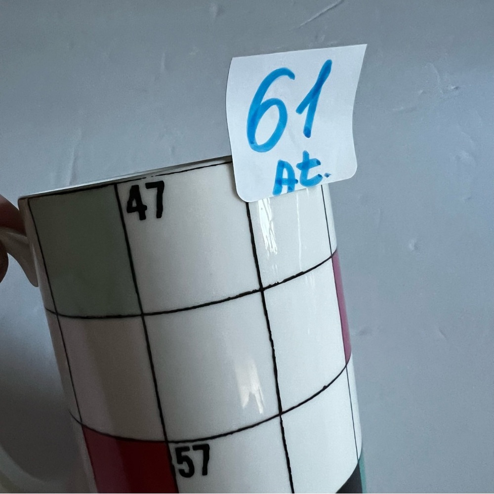 Kate Spade “Say The Word” Crossword Puzzle Mug by Lenox - Picture 8 of 9
